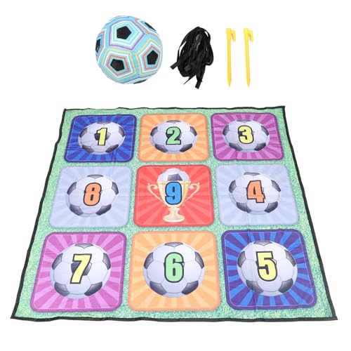 Luocute Fußball-Spielset, Indoor-Outdoor-Fußball-Wurf-Zielspiel, Kick-Übungs-Kletter-Ballwurf, Fußball-Fähigkeiten, Treten, Genauigkeitstrainingsausrüstung für von Luocute