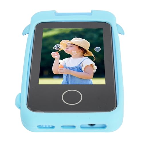 Luocute Kids Smartphone für Mädchen, Geburtstag für Jungen Mädchen Handy, Kleinkind Spielen Telefon 48 MP 1080p HD -Kamera 2,8 Zoll Touchscreen -Telefon mit 180 ° Flip Lens Games Music von Luocute