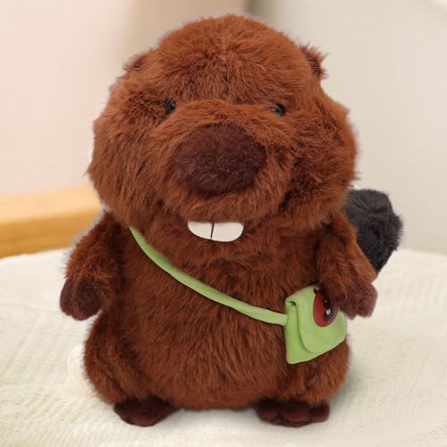 Luocute Süßes Capybara-Plüschtier, Cartoon-gefüllte Capybara-Puppe für -Heimdekoration, Weiches und Bequemes Plüsch-Capybara-Spielzeug, Schöner Plüschtier-Spielzeug-Heimakzent von Luocute