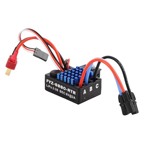 Luocute Wasserdichtes 35A RC Bürstenloser ESC, Ultra Niedrige Interne Widerstandsrohrtechnologie, Intelligentes Temperaturüberwachungssystem 1/18 1/16 1/14 RC -Cars mit Stecker für 1/10 Luocute Wasserdichtes 35A RC Bürstenloser ESC, Ultra Niedrige Interne Widerstandsrohrtechnologie, Intelligentes Temperaturüberwachungssystem 1/18 1/16 1/14 RC -Cars mit Stecker für 1/10 von Luocute