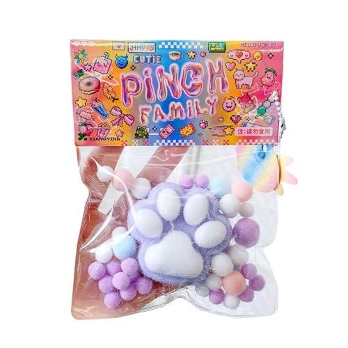 Luojuny Dessert zerquetscht Spielzeug Kinder Dekompression Waffel Squeeze Slow Rebound Stress Relief Bunny Cat Paw Sensory Fidget Pinch Erwachsene Geburtstag G von Luojuny