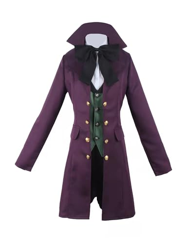 Anime Alois Cosplay-Kostüm, Uniform, Halloween, Erwachsene, Mann, Frau, Anzug, Party-Outfits (lila, personalisierbar) von Luoweiming