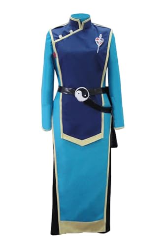 Anime Cheng-Long Liu Uniform-Kleidung, Cosplay-Kostüm, personalisierbar, Halloween-Party (Blau, personalisierbar) von Luoweiming