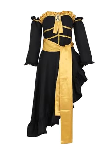 Anime Cos Lucy Heartfilia Cosplay-Kostüm, Halloween, Weihnachten, Uniformen, Anzüge (Schwarz, XL) von Luoweiming