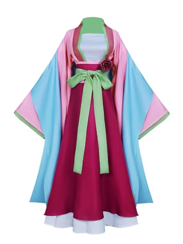 Luoweiming Anime Cos Maomao Cosplay-Kostüm für Damen, Kimono, Uniform, Halloween, personalisierbar (Rosa, personalisierbar) von Luoweiming