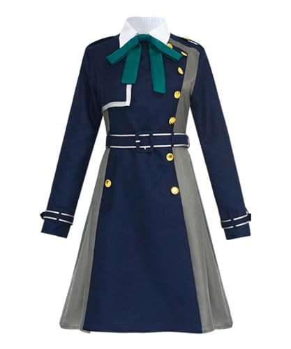 Anime Cosplay Kostüm Inoue Takina Kleid Uniform Anzug Halloween für Frauen Party (Blau, XL) von Luoweiming