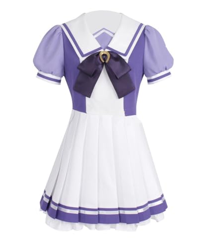 Anime Cosplay Kostüm Toukai Teiou Schuluniform Lolita Matrosenkleid für Halloween (Weiß, personalisierbar) von Luoweiming