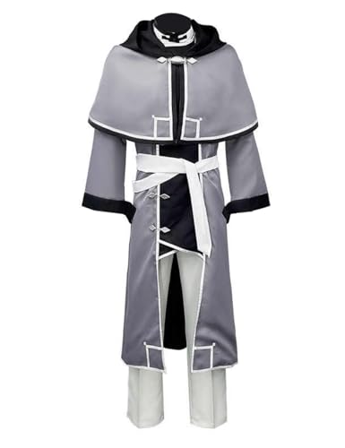 Anime Rudeus Greyrat Cosplay Kostüm Umhang Mann Party Anzug für Halloween Outfits (Weiß, personalisierbar) von Luoweiming