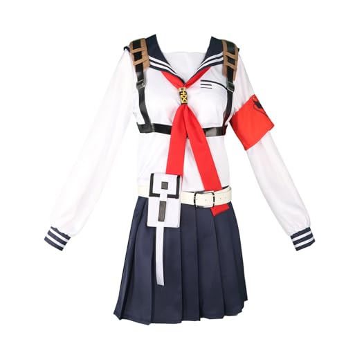 Anime Shichido Yukino Otogi Niko Cosplay Kostüm Schuluniformen Frau Karneval (Weiß, personalisierbar) von Luoweiming