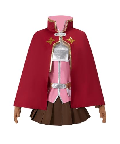 Anime Yuuki Asuna Cosplay-Kostüm für Damen und Mädchen, Erwachsenen-Outfit, Halloween-Party-Set (Rot, personalisierbar) von Luoweiming