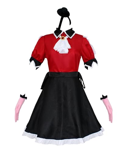 Luoweiming Anime Arima Kana Cosplay Kostüm Komplettes Set Damen für Halloween Party Anzüge Kleidung (Rot, XS) von Luoweiming