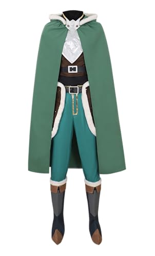 Luoweiming Anime Cos Naofumi Iwatani Cosplay-Kostüm, Uniform, Halloween, Weihnachten, personalisierbar (Grün, XL) von Luoweiming