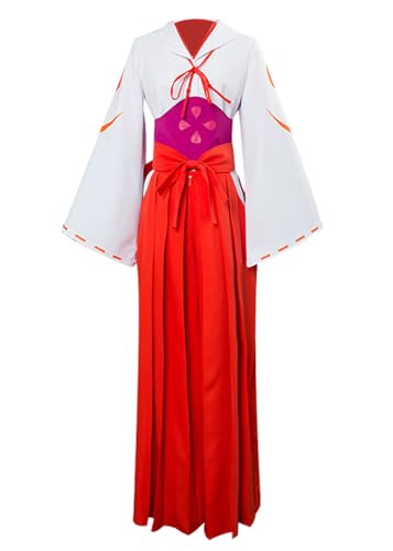 Luoweiming Anime Cos Shuna Cosplay-Kostüm für Damen, Kimono, Uniform, Halloween, personalisierbar (Weiß, XS) von Luoweiming