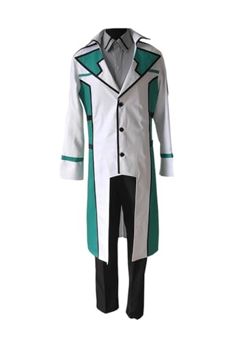 Luoweiming Anime Cosplay Kostüm Tatsuya Shiba Schuluniform Kleidung Halloween Weihnachten (Weiß, L) von Luoweiming