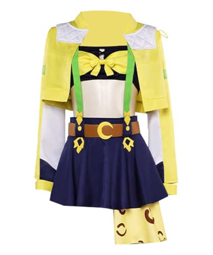 Luoweiming Anime Dschungel Pocket Cosplay Kostüm Halloween Weihnachten Comic Party Anzug Kleidung (Gelb, XL) von Luoweiming