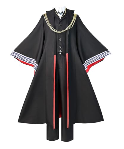 Luoweiming Anime Elias Ainsworth Cosplay Kostüm Outfits für Halloween Karneval Party Anzug Set (Schwarz, L) von Luoweiming