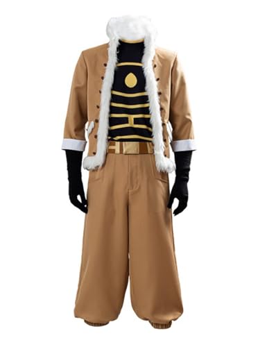 Luoweiming Anime Hawks Cosplay-Kostüm für Halloween, Weihnachten, Partykleidung, personalisierbar (Gelb, XXXL) von Luoweiming