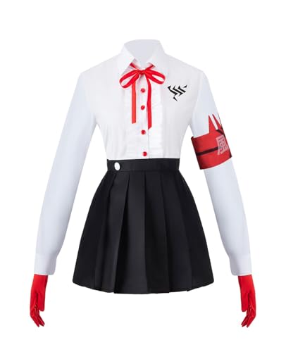 Luoweiming Anime Hinomiya Chinatsu Cosplay-Kostüm für Damen, Uniform-Outfit, Halloween-Kleidung (Weiß, L) von Luoweiming