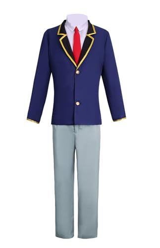 Luoweiming Anime Hoshino Akuamarin Cosplay Kostüm Uniform Herren Halloween Party Alltag Outfit (Blau, M) von Luoweiming