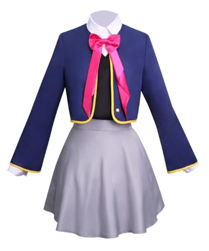 Luoweiming Anime Hoshino Rubii Cosplay-Kostüm, komplette Sets, Halloween, Weihnachten, Partykleidung (Blau, L) von Luoweiming