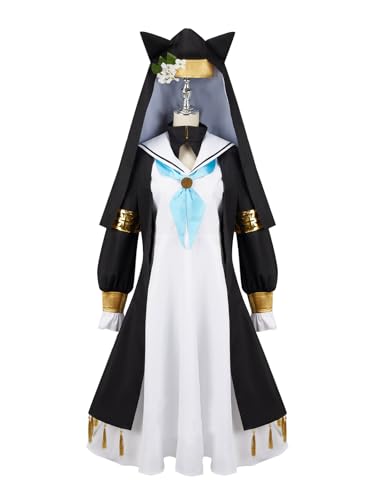 Luoweiming Anime Iochi Mari Cosplay Kostüm Mädchen für Halloween Karneval Party Weihnachten (Weiß, XL) von Luoweiming