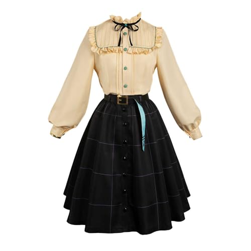 Luoweiming Anime Manhattan Cafe Cosplay-Kostüm für Damen, Damen, Erwachsene, Halloween, Karneval, Anzug (Gelb, S) von Luoweiming