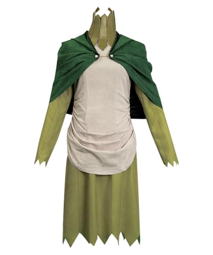 Luoweiming Anime Mithrun Cosplay-Kostüm, Uniform, Umhang, Halloween, Party, Damen und Herren, Anzug, Kleidung (Grün, XL) von Luoweiming