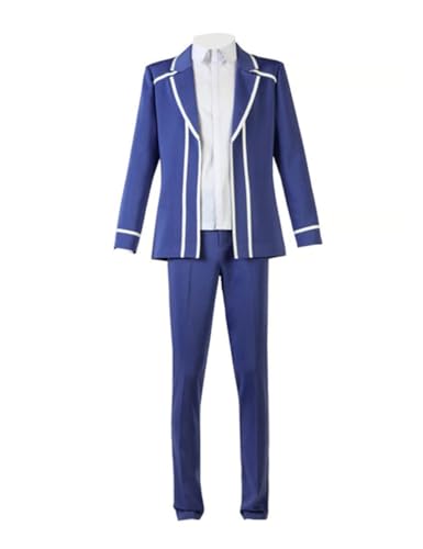 Luoweiming Anime Sendou Aichi Cosplay-Kostüm für Herren, Erwachsenen-Outfit, Kleidung, Halloween-Party (Blau, XXXL) von Luoweiming