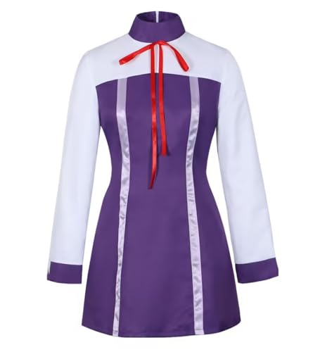 Luoweiming Anime Wendy Marvell Cosplay Kostüm Halloween Uniform Anzug Party Mädchen Kleid (Lila, L) von Luoweiming