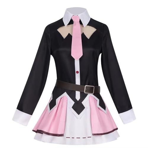 Luoweiming Anime Yunyun Cosplay Kostüm Party Uniform Rosa Kleid Damen für Halloween Kleidung (Rosa, L) von Luoweiming