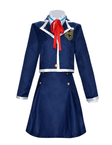 Luoweiming Unisex Anime Cos Yuuki Asuna Cosplay Kostüm Uniform Sets Halloween Kleidung Anzug (Blau, L) von Luoweiming