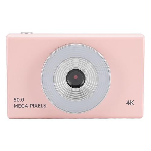 4K Kids Camera mit 8X Zoom & Fill Light, Digitalkamera für , HD Retro CCD Kids Camera Toys, Digitale Videokameras für Kleinkind, Kompakte Tragbare Punkte und Shoot -Kamera (#2) von Luqeeg