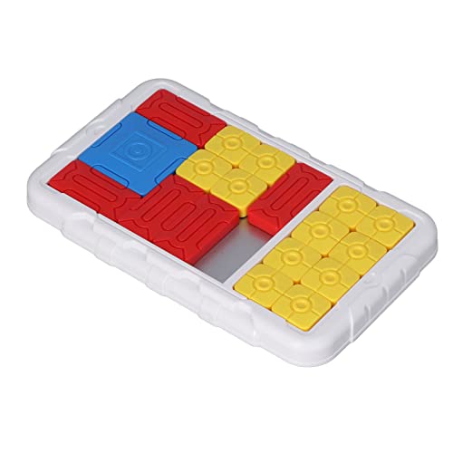 Luqeeg Herausforderungen Slide Board, Super Slide Brain Games, Handheld Herausforderungen Denksportaufgaben Logisches Denken Schiebepuzzlebrett für Alle Altersgruppen (Weiß) von Luqeeg