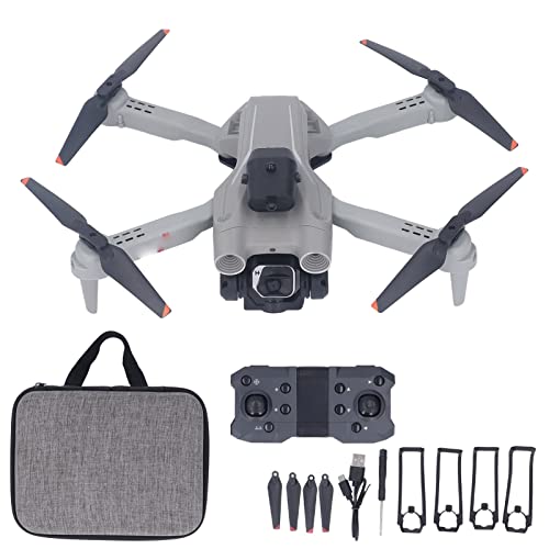 Luqeeg Mini-Drohne mit Kamera, Faltbare 4K-HD-Drohne mit Tragetasche, Quadrocopter mit 4-seitiger Hindernisvermeidung, WiFi-Bildübertragung, Gestenfotografie, Spielzeuggeschenke für von Luqeeg