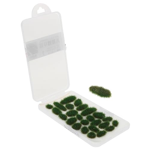 1 Schachtel Modell Gras Diorama-Gras Szene Miniatur Grasteppich Mini-Blütentraube Basen mikrolandschaft sandkästen Mini-Gras-Cluster selber Machen simuliert schmücken Plastik Green Lurrose von Lurrose