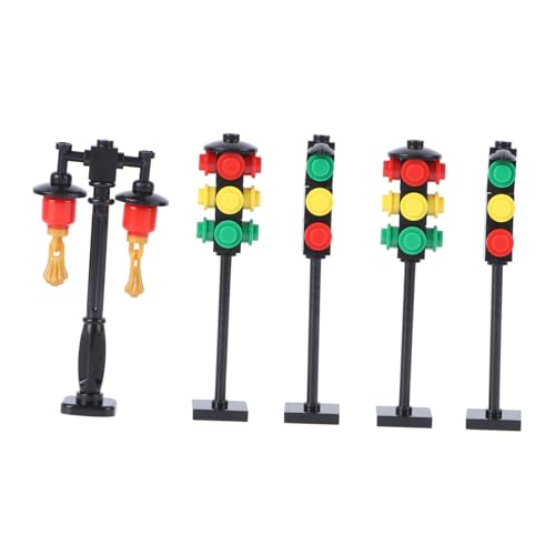 Lurrose Set Von 1 Miniatur Straße Lampe Spielzeug Verkehrs Licht Modell Mikroskopische Spielzeug Dekorative von Lurrose