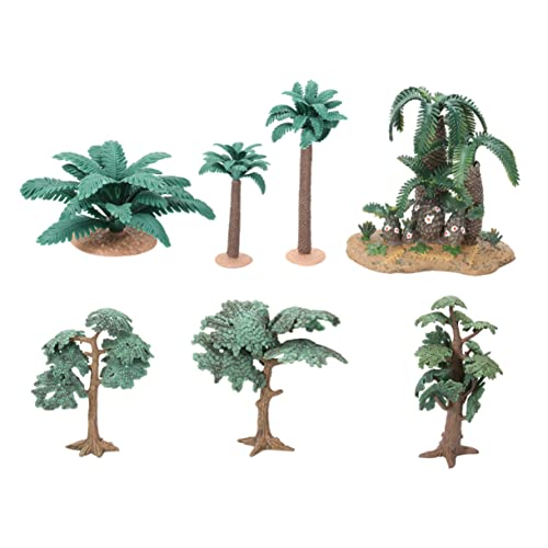 Lurrose 1 Satz Simulation von Bäumen Mini-Modellbäume Modelle Kleiner Tischbaum Miniaturlandschaft mikrolandschaft raumdeko Decor künstliches Baummodell Landschaftsmodellbaum Plastik Green von Lurrose