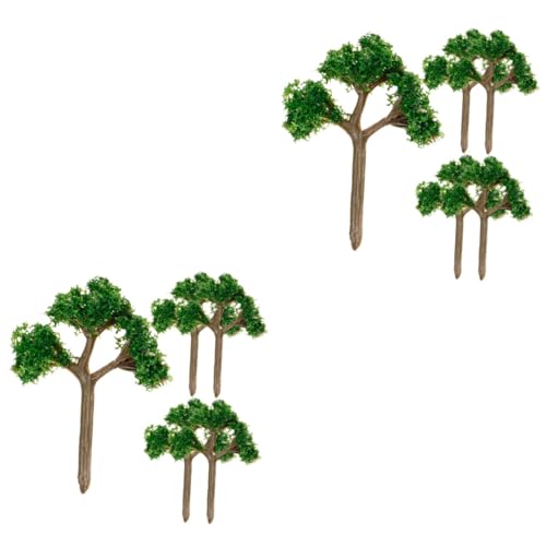 Lurrose 10 Stück Modellbaum Künstlicher Baum Landschaft DIY Bäume Baummodell Baumbaumodell Zarte Bäume Kleine Baumdekoration Mini Bäume Mini Landschaftsdekor Künstlicher Baum von Lurrose