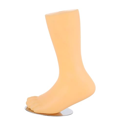 Lurrose 1stk Kinderfußmodell Anzeige Im Freien Schuhregal Gestell Schuhe Nägel Stand Sitz Socken Sandale Schuhaufbewahrung Füße Formen Pe Beige von Lurrose