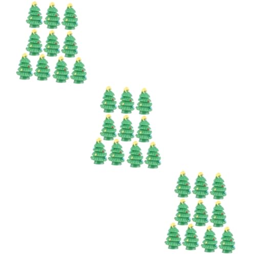 Lurrose 30 Stück Landschaftsmodell Baum Simulationsmodell Baum Grüne Ornamente Miniatur Weihnachtsdekoration Grüne Dekorationen Landschaftsmodell Baum Landschaft von Lurrose