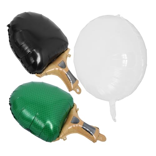 Lurrose 3St Tischtennisschläger-Ballon digitaler Ballon Sportballon Sportball Ballon tischtennis geschenkideen Urlaub Party Gefälligkeiten Luftballons für Sportpartys Aluminiumfolie von Lurrose