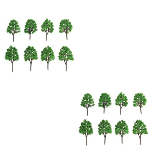 Lurrose 40 Stück Grüner Modellbaum Grüner Landschaftsbaum Landschaftsmodell Baumlandschaft Modellbaum Modellbäume von Lurrose