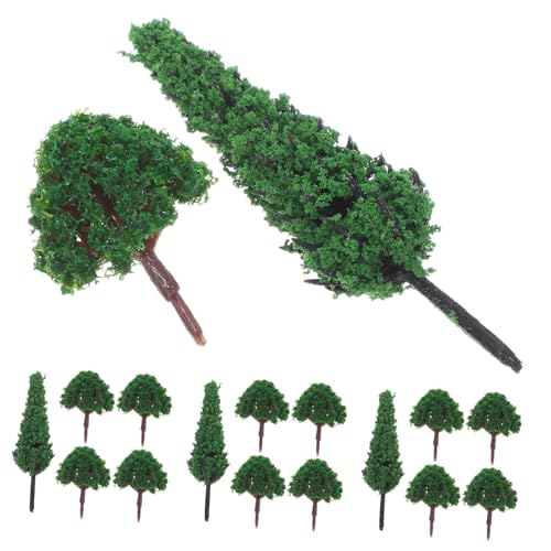 Lurrose 40 Stück Teiliges Miniatur Modell Bäume Realistische Landschaftsbäume für Modellbau Wetterbeständige Kunststoffbäume für Eisenbahn Diorama Puppenhaus Gartendekoration Vielseitig Lurrose 40 Stück Teiliges Miniatur Modell Bäume Realistische Landschaftsbäume für Modellbau Wetterbeständige Kunststoffbäume für Eisenbahn Diorama Puppenhaus Gartendekoration Vielseitig von Lurrose