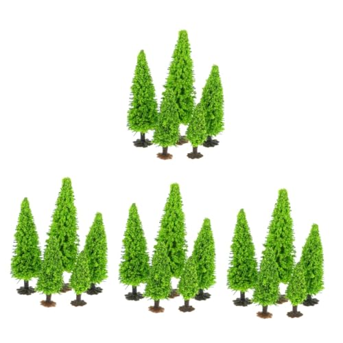 Lurrose 60 Stück Kleiner Baum Landschaftsmodell Mini Landschaftsbaum Modell Sandtisch Künstlicher Baum Miniaturmodell Baum Mini Landschaftsmodell Bäume Dekor Landschaft DIY von Lurrose