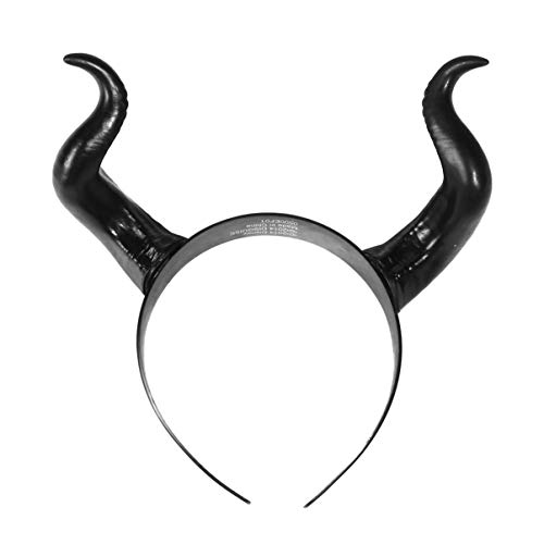 Lurrose Teufel Horn Stirnband Halloween Cosplay Horn Haar Hoop Gothic Dämon Hörner Stirnband für Halloween Kostüm Requisiten von Lurrose