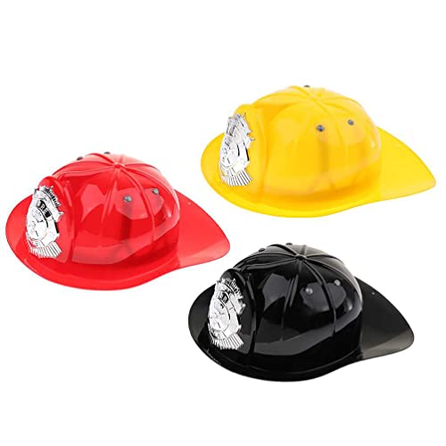 Lurrose Weicher Feuerwehrhelm Kinder-Feuerwehrmann-Hut Kinder-Feuerwehrmann-Helm Vorgetäuschter Feuerwehrmann-Helm Für Rollenspiele Anzieh-Feuer-Schutzhelm Kostümzubehör B von Lurrose