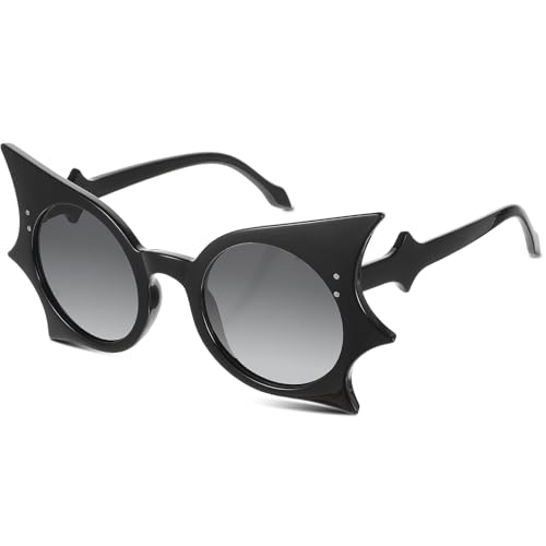 Fledermaus Sonnenbrille Bat Sunglasses Halloween Accessoires Sonnenbrille Im Fledermaus Design Lustige Partybrille Für Erwachsene Retro-Punk-Hip-Hop-Stil Spaßige Requisiten Fledermaus Sonnenbrille Bat Sunglasses Halloween Accessoires Sonnenbrille Im Fledermaus Design Lustige Partybrille Für Erwachsene Retro-Punk-Hip-Hop-Stil Spaßige Requisiten von Lusofie