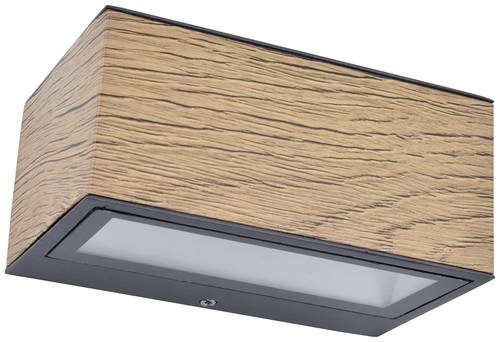 Lutec GEMINI 5189135118 LED-Außenwandleuchte LED LED 10.5W Holz von Lutec