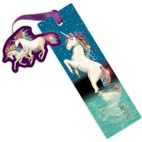 Einhorn Lunabelle Lesezeichen 1Stk. glitzernd, Geschenk für Einschulung von Lutz Mauder