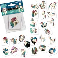 Einhornparty Mitgebsel - Mini-Tattoo-Set Einhorn, 24 Stück von Lutz Mauder